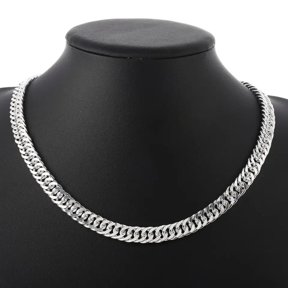 925 sterling silver 6MM necklace